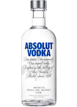 ABSOLUT VODKA 375ML