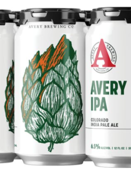 AVERY INDIAN PALE ALE 6PK CANS
