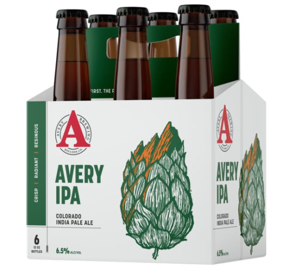 AVERY IPA 12OZ BTLS 6PK