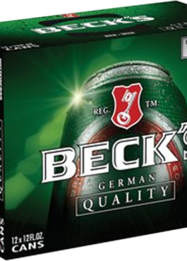 BECKS CANS LAGER 12PK