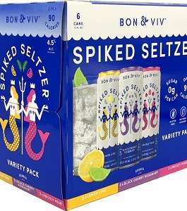 BON  & VIV SPIKED SELTZER SAMPLER 6PK