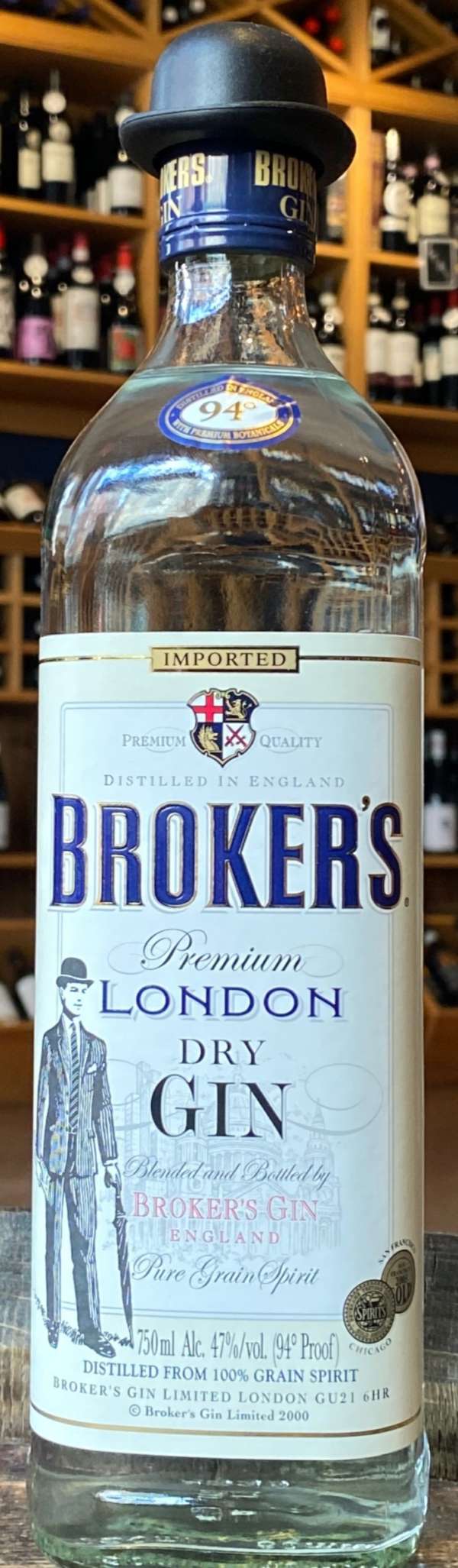 BROKER'S LONDON DRY GIN 750ML