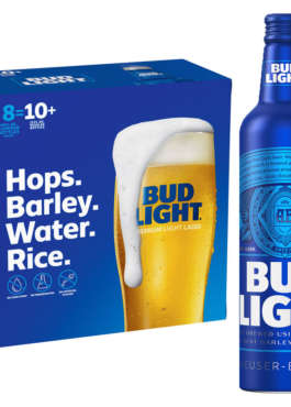 BUD ALUMINIUM BTLS 8PK
