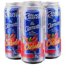 BUD LIGHT CHELADA 16OZ 4PK