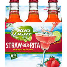 BUD LIGHT STRAW BER RITA 6PK