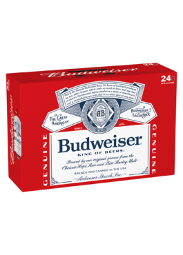 BUDWEISER SUITCASE 12OZ CN 24PK