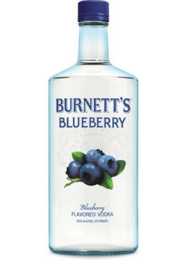 BURNETTS BLUEBERRY 750ML