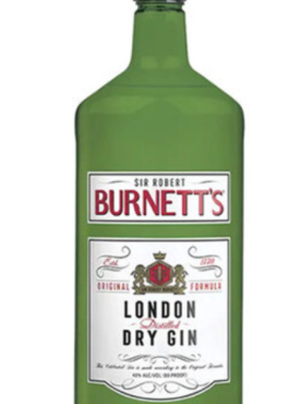 BURNETTS DRYGIN TRAVELER 750ML