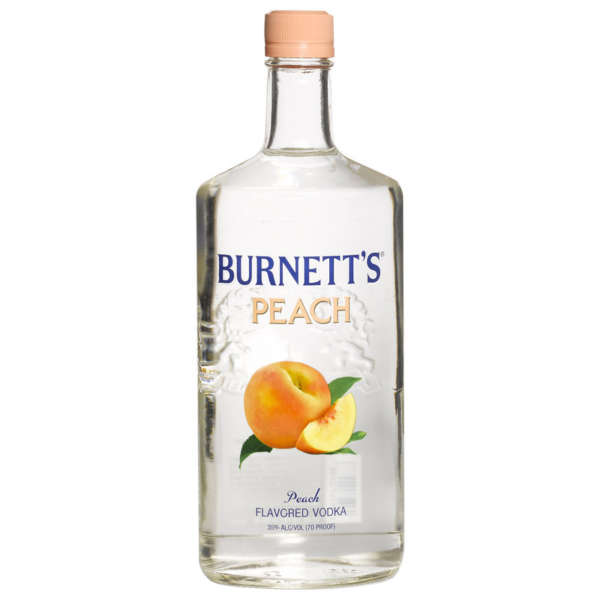 BURNETTS PEACH 750ML