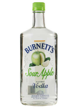 BURNETTS SOUR APPLE 750ML