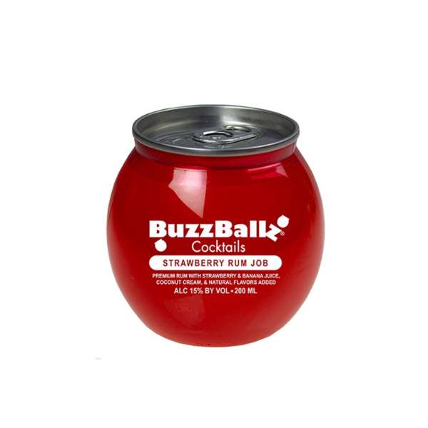 BUZZBALLZ STRAWBERRY RUM JOB 200ML