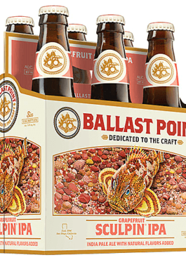 BALLAST POINT GRPFRUIT SCULPIN IPA 6 PK BTLS