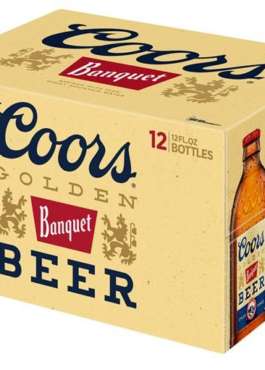 COORS BANQUET 12OZ BTLS 12PK