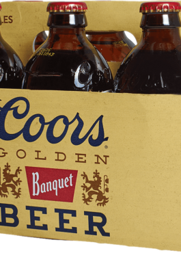 COORS BANQUET  12OZ BTLS 6PK