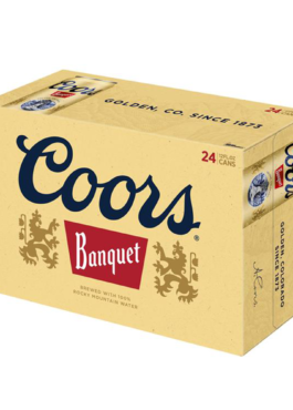 COORS BANQUET 12OZ CN 24PK