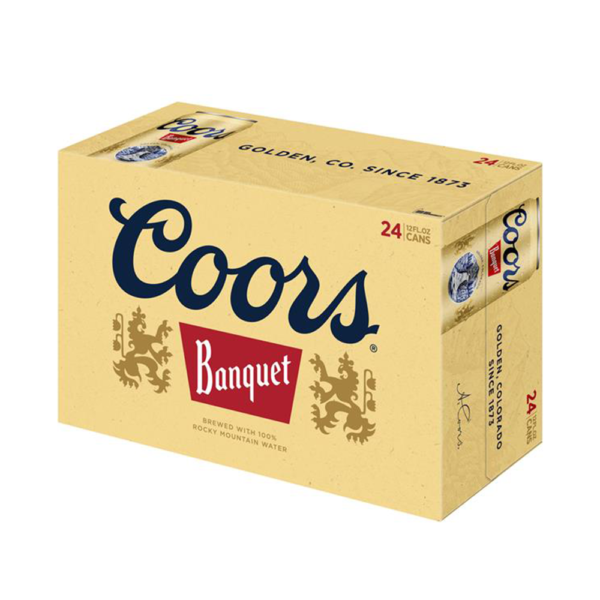 COORS BANQUET 12OZ CN 24PK