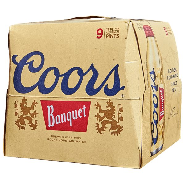 COORS BQ 16OZ ALUM BTLS 9PK