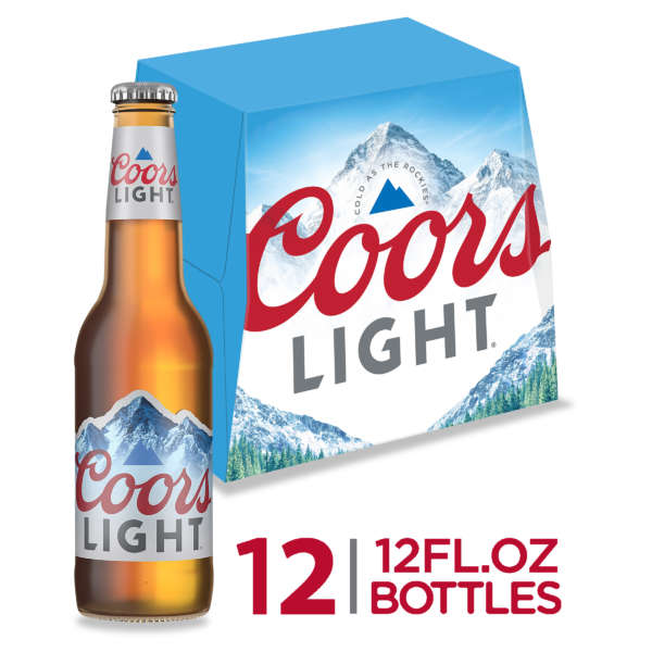 COORS LIGHT BTLS 12PK