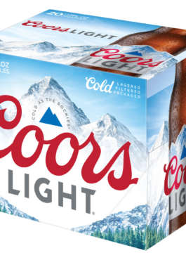 COORS LIGHT BTLS 20PK