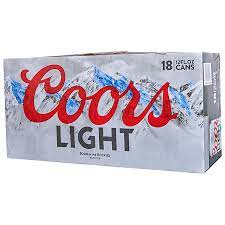 COORS LIGHT CN 12OZ 18PK