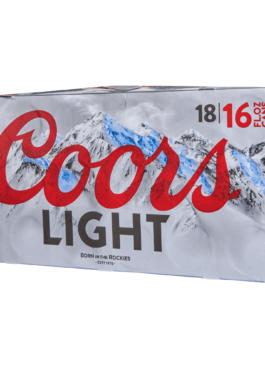 COORS LIGHT CN 16OZ 18PK