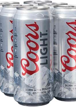COORS LT CN 6PK