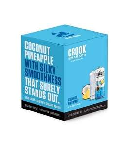 CROOK AND MARKER SPIKED COCONUT 4PK CANS