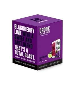 CROOK & MARKER BLACKBERRY LIME 4PK CANS