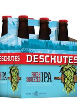 DESCHUTES FRESH SQUEEZED IPA BTLS 12OZ 6PK