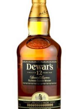 DEWARS BLACK LABEL 750ML