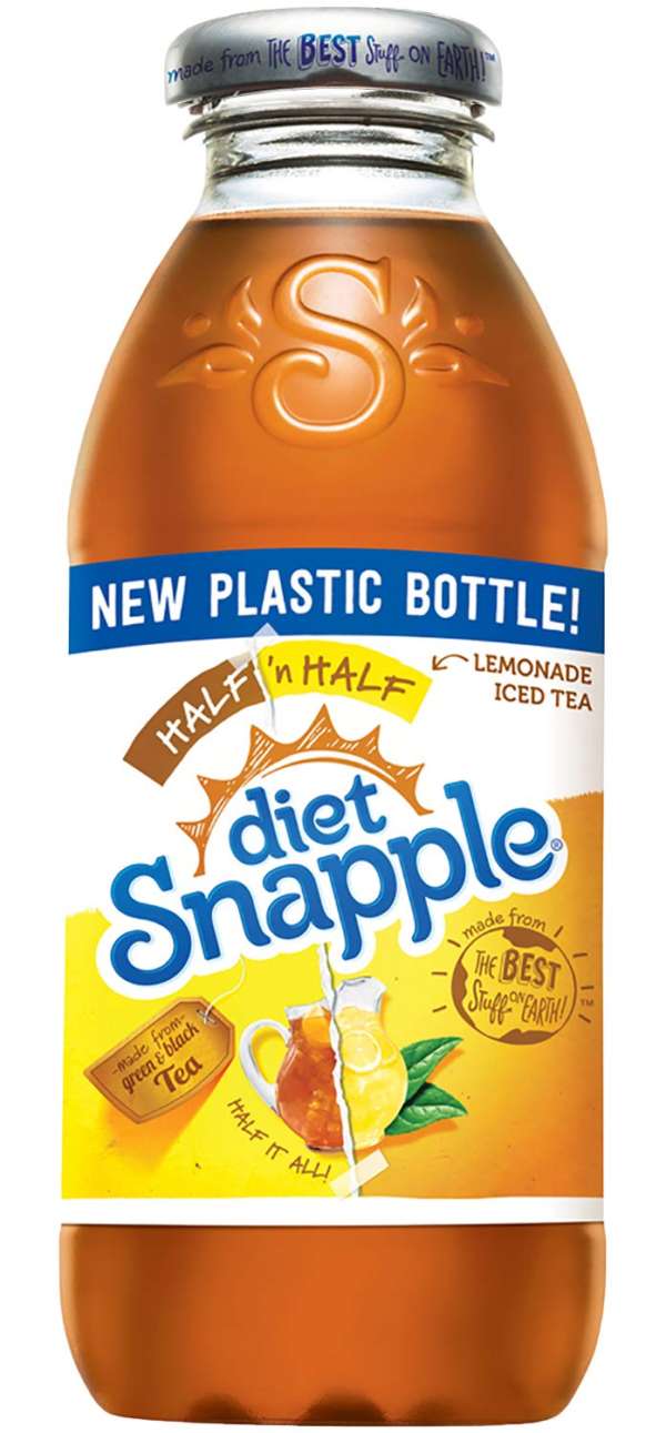 DIET SNAPPLE HALF N HALF 16OZ