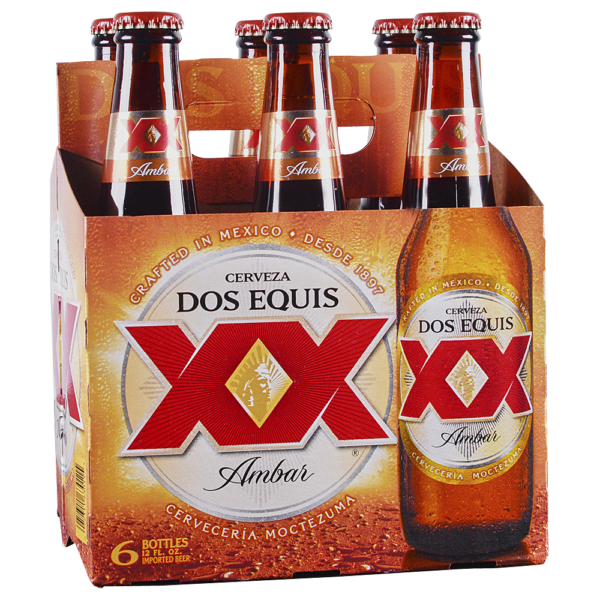 DOS EQUIS AMBER BTLS 12OZ 6PK