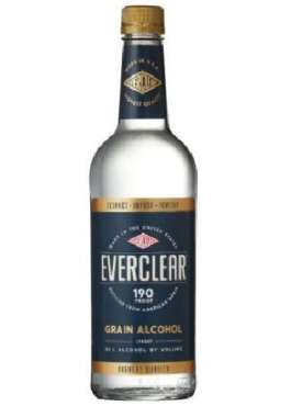 EVERCLEAR 190 PROOF GRAIN ALCOHOL 750ML