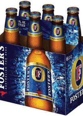 FOSTERS LAGER BTLS 6PK