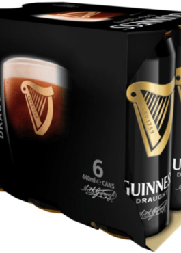 GUINNESS DRAUGHT 14.2OZ 6PK CANS