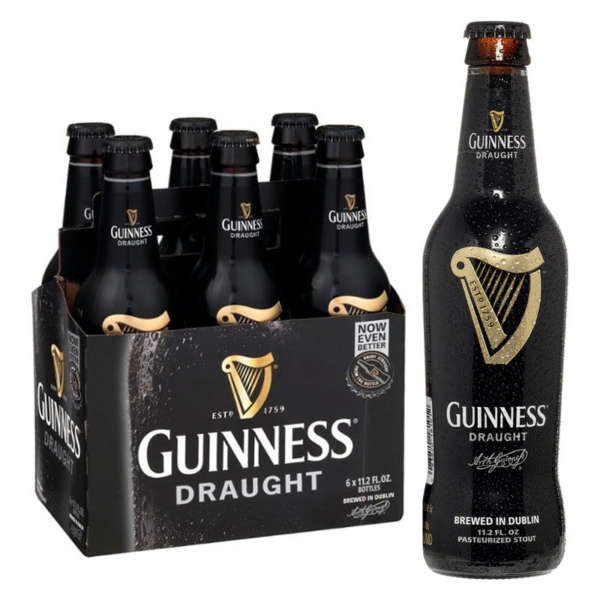 GUINNESS DRAUGHT BTLS 6PK