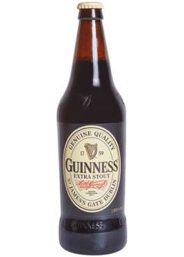 GUINNESS EXTRA STOUT BTL  22OZ