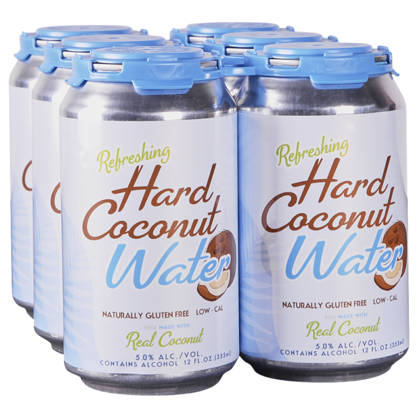 HARD COCONUT WATER 6 PK CANS