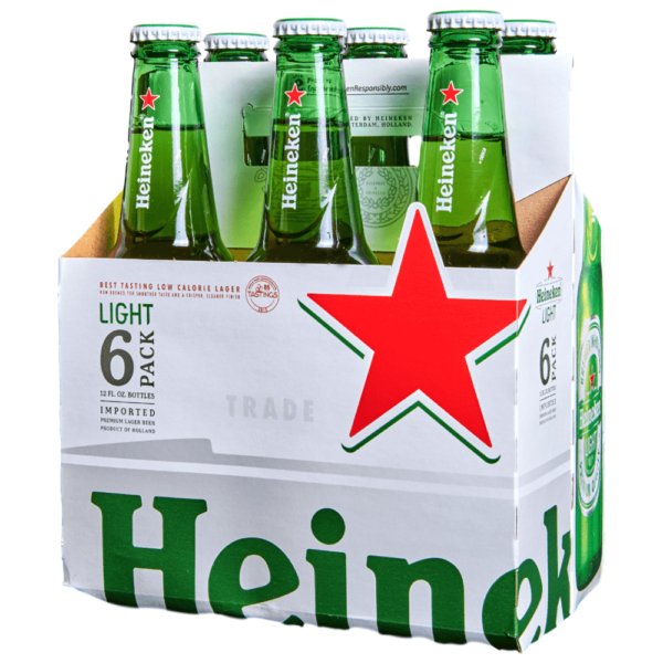 HEINEKEN LIGHT BTLS 6PK