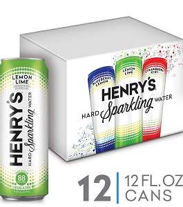 HENRY'S SPIKED SPARKLING 12 PK CANS