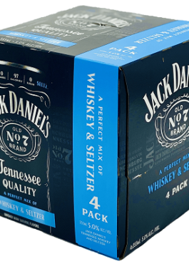 JACK DANIELS WHISKEY SELTZER 4 PK CANS