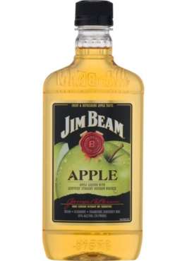 JIM BEAM APL STRGT WHSKY 375ML