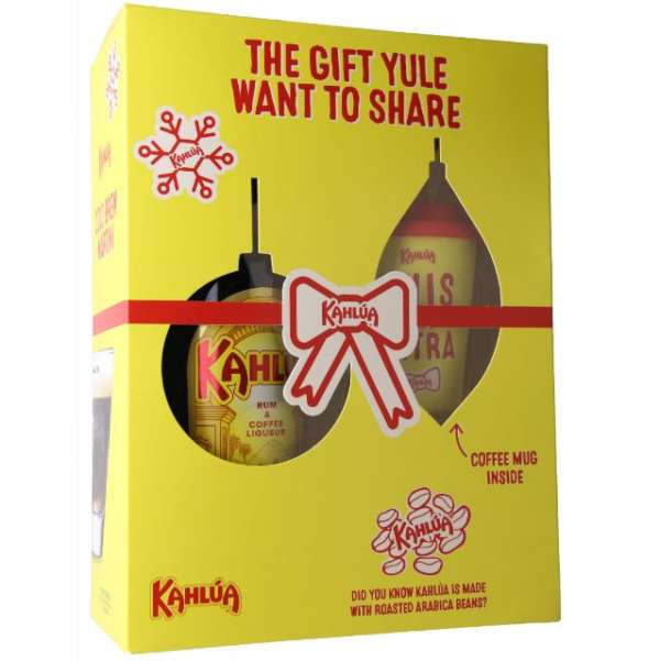 KAHLUA COFFEE GIFT SET 750ML