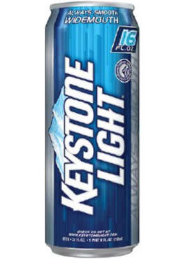 KEYSTONE LIGHT CN 16OZ