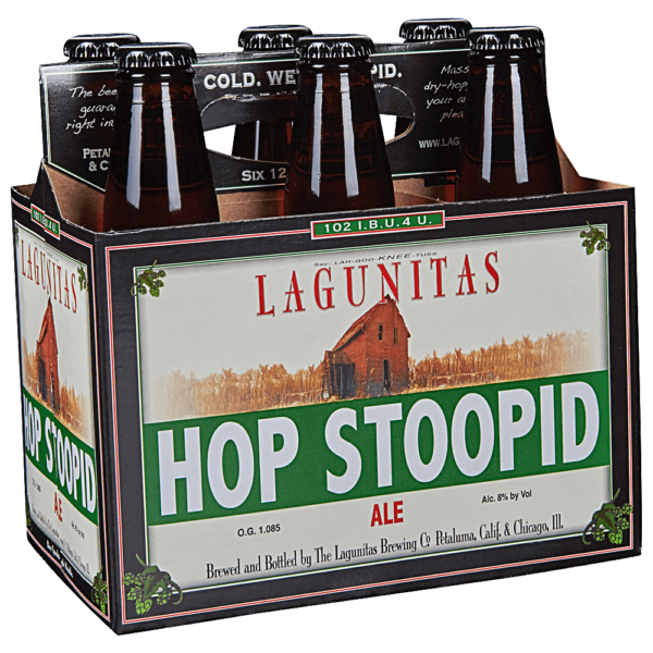 LAGUNITAS  HOP STOOPID ALE BTLS 6PK