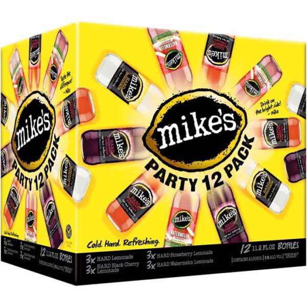 MIKES HARD PARTY VARIETY BTLS 12PK