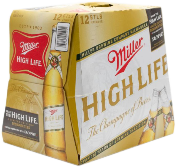 MILLER HIGH LIFE BTLS 12PK