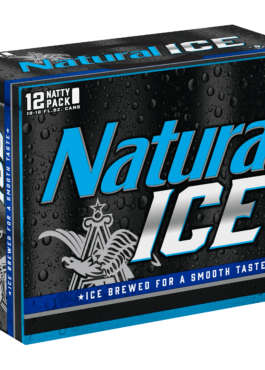 NATURAL ICE 12OZ CN 12PK
