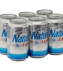 NATURAL LIGHT 6PK CANS