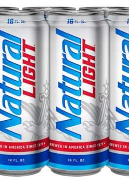 NATURAL LIGHT CN 6PK